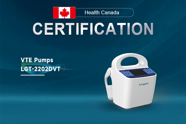 Health Canada genehmigt das neue VTE-Gerät LGT-2202DVT von Longest Medical