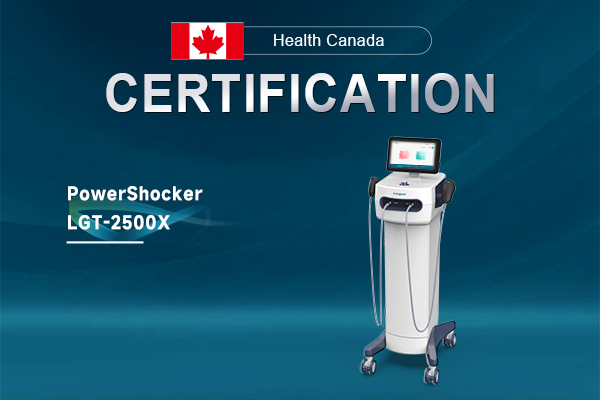Health Canada genehmigt das neue Stoßwellentherapiegerät PowerShocker LGT-2500X von Longest Medical